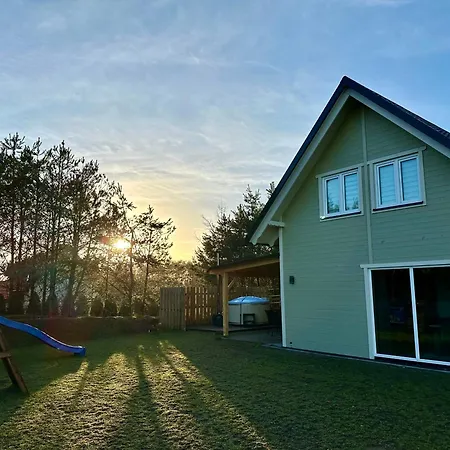 Oliwkowy Balia Z Jacuzzi Kaszuby