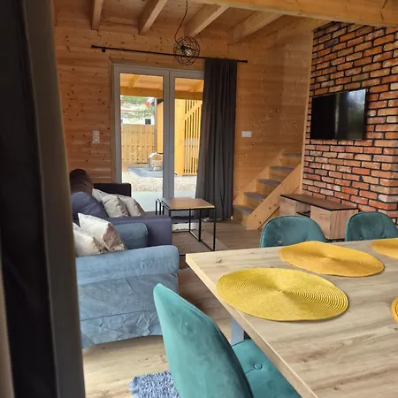 Feriehus Kaszuby Oliwkowy Na Kaszubach Balia Z Jacuzzi Jeziora Lasy Niesiolowice