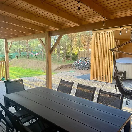 Feriehus Kaszuby Oliwkowy Na Kaszubach Balia Z Jacuzzi Jeziora Lasy *