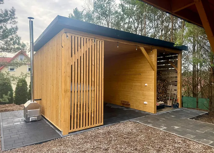 Kaszuby Oliwkowy Na Kaszubach Balia Z Jacuzzi Jeziora Lasy Prázdninový dům